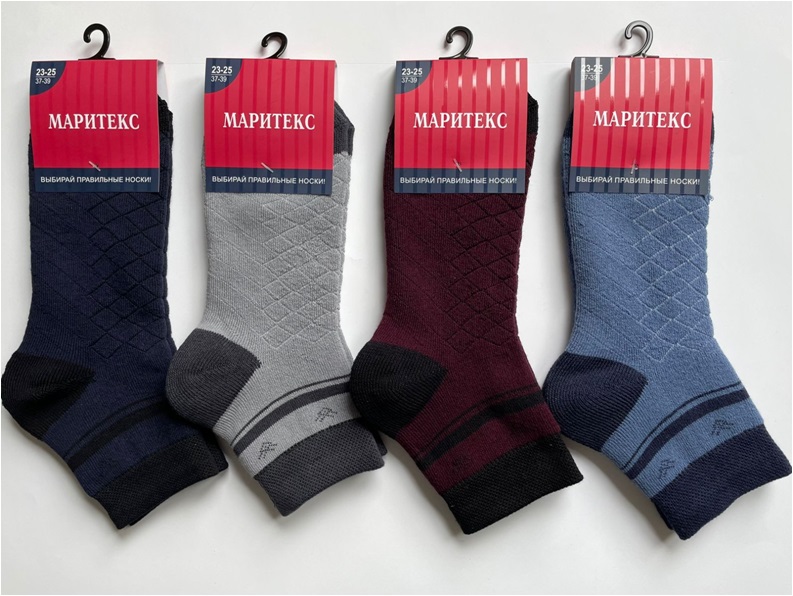 Носки жен. зима арт.LW77 р.23-25 (джинс) - 0