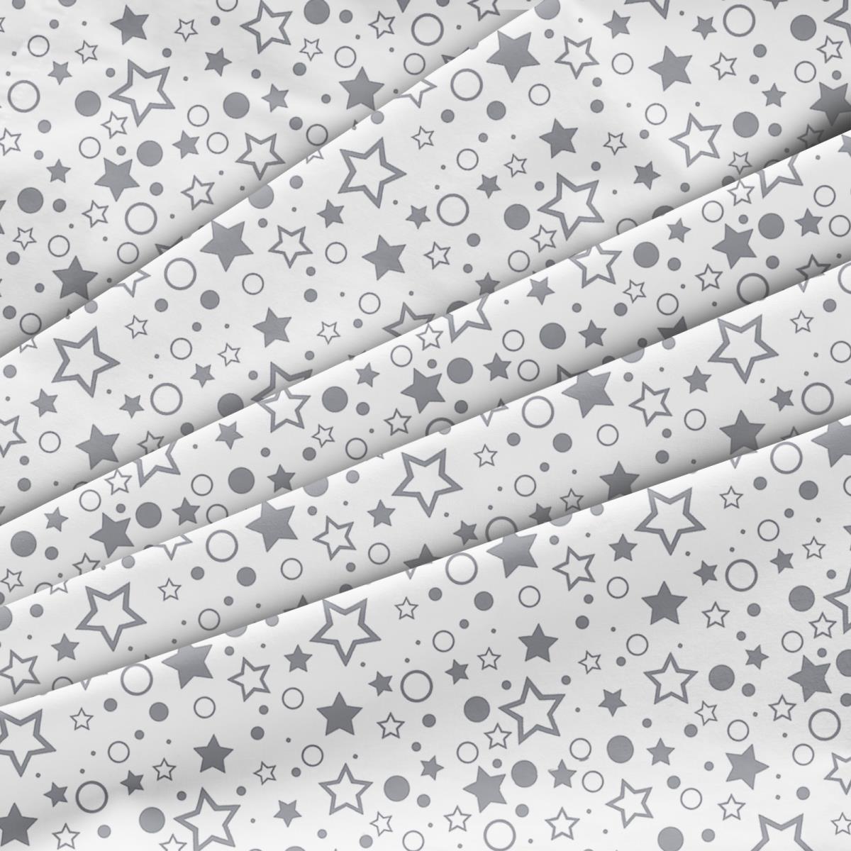 Перкаль 150 см наб рис.64016-1 Серое ассорти на белом - 0