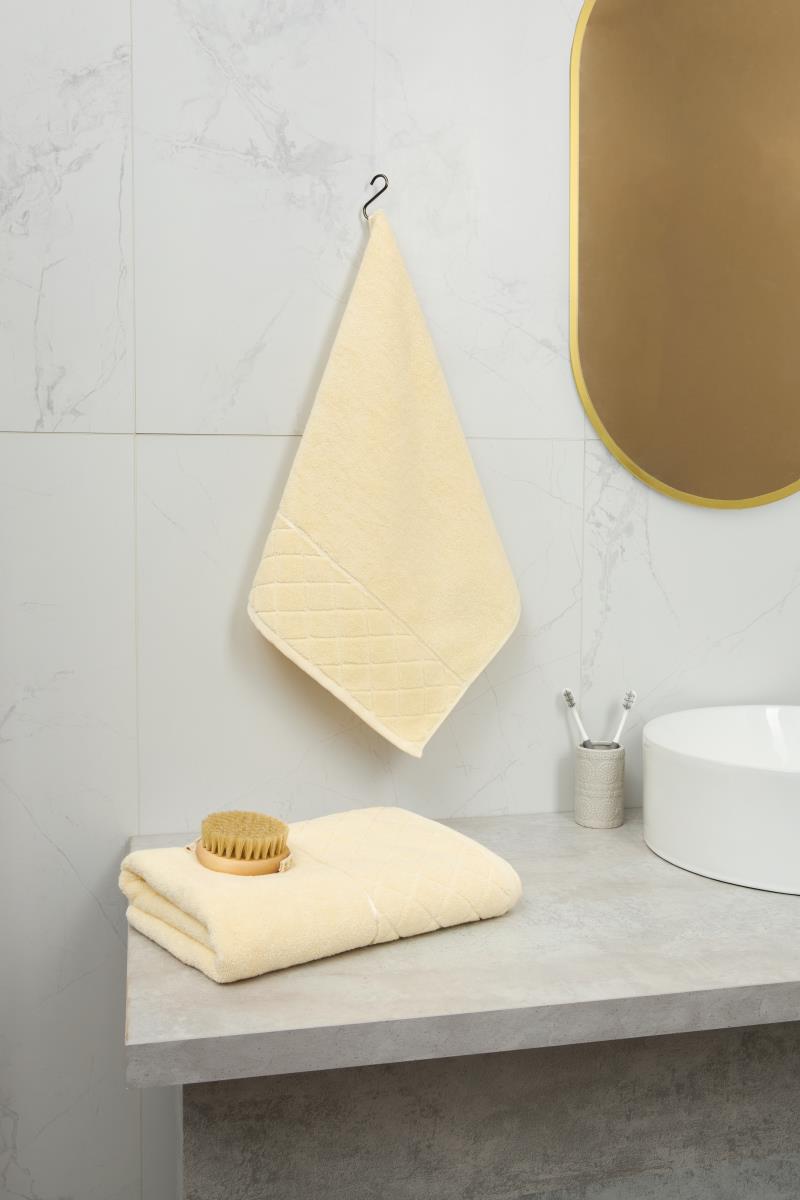 Полотенце махровое Fine Line Жемчужная коллекция, сливочный - 3