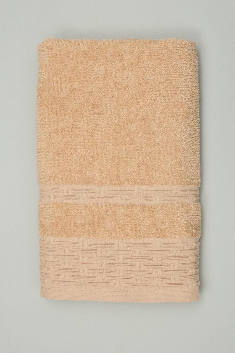 Полотенце махровое Fine Line Уютный дом, пшеничный - 0