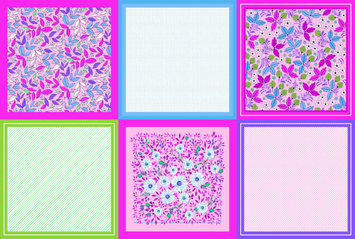 Ситец 95 см наб рис.21283-4 Нежность - 1