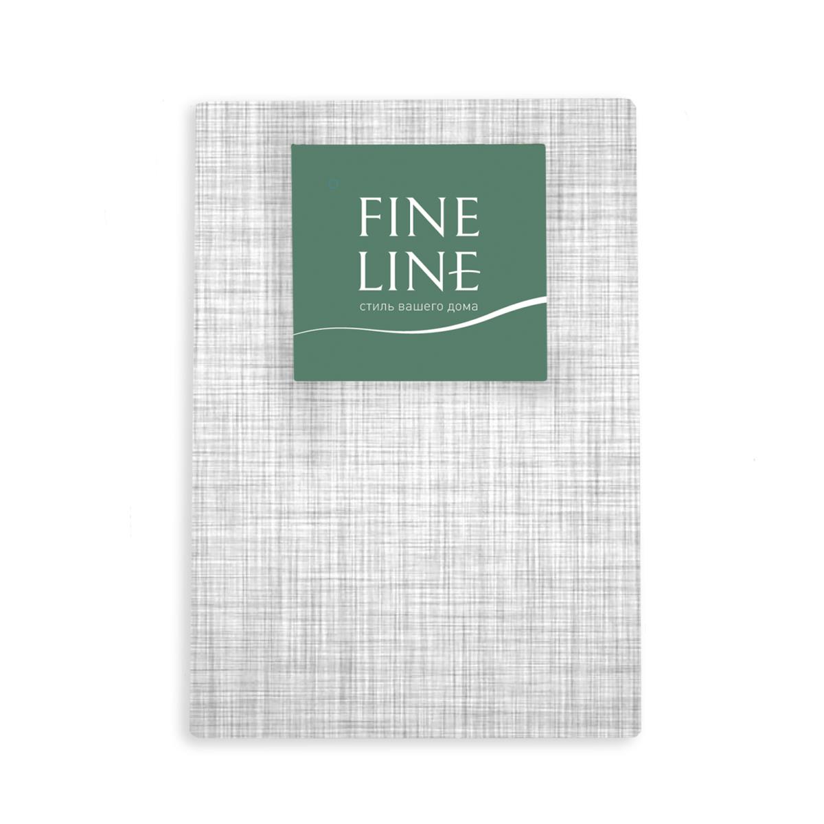 Комплект полотенец рогожка Fine Line рис.18858-1 серый - 3