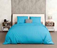 Бязь гл/кр 140 г/мкв 150 см вид 4/6 морская волна 262 - 0