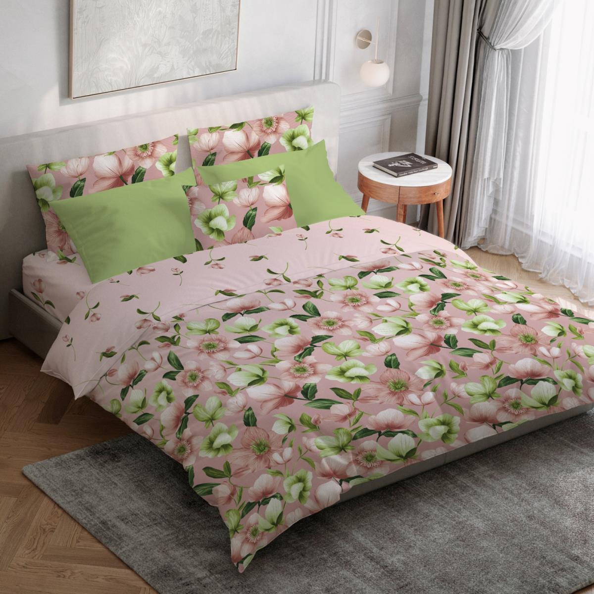 Бязь Премиум 220 см наб рис.7275-1 Сады Сингапура - 0