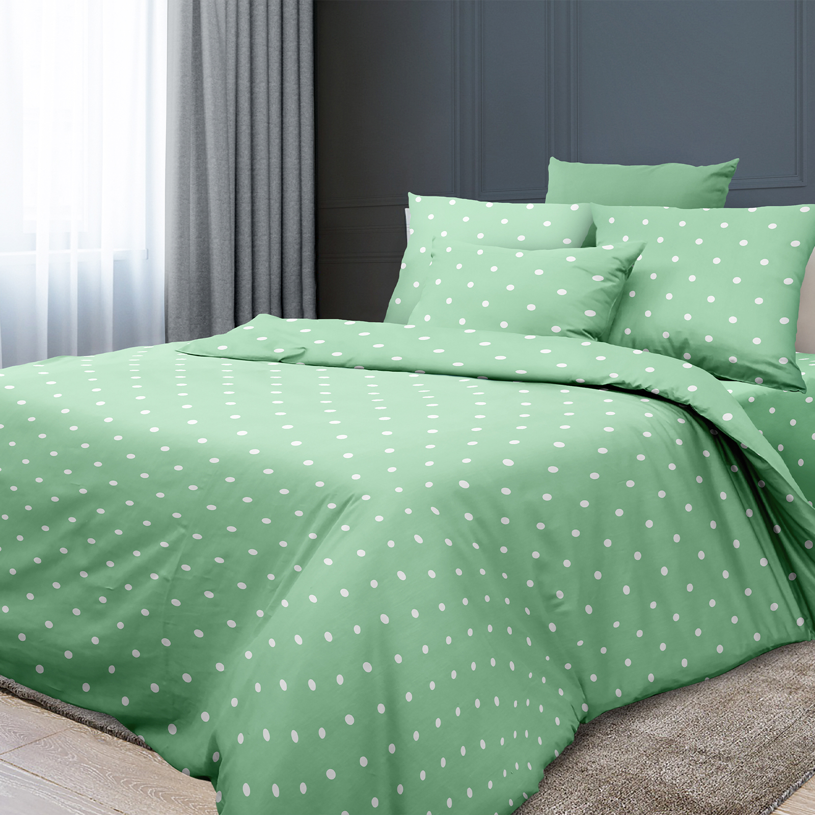 Бязь Комфорт 220 см наб рис.6855-5 Вивьен минт - 0