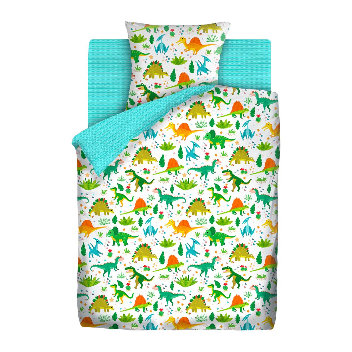 КПБ бязь Juno рис.16180-1/13144-5 Дино - 1