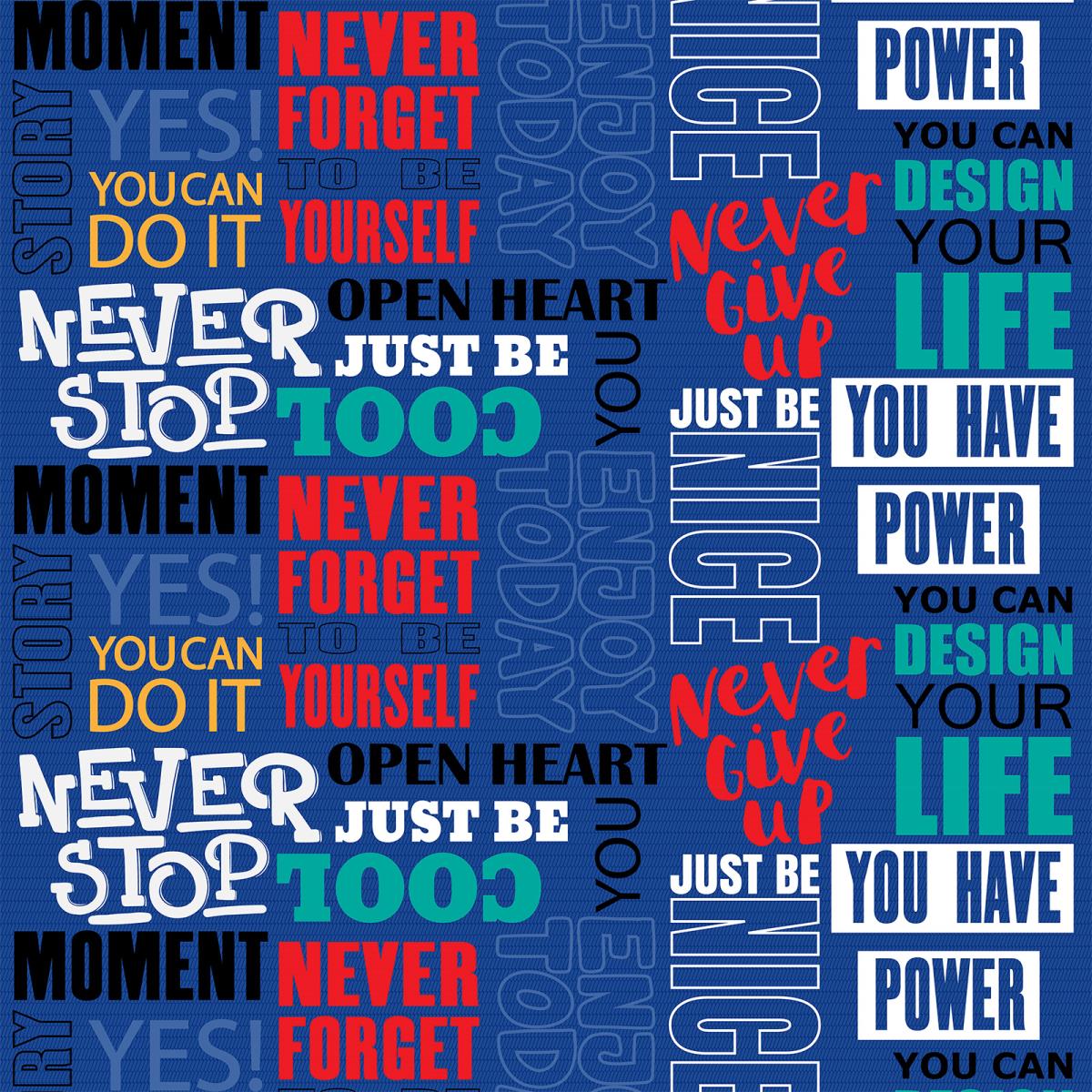 Перкаль 150 см наб рис.13107-1 Words - 1