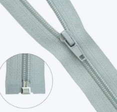 Молния витая разъемная Т5, Т6 ц.320 серый - 0