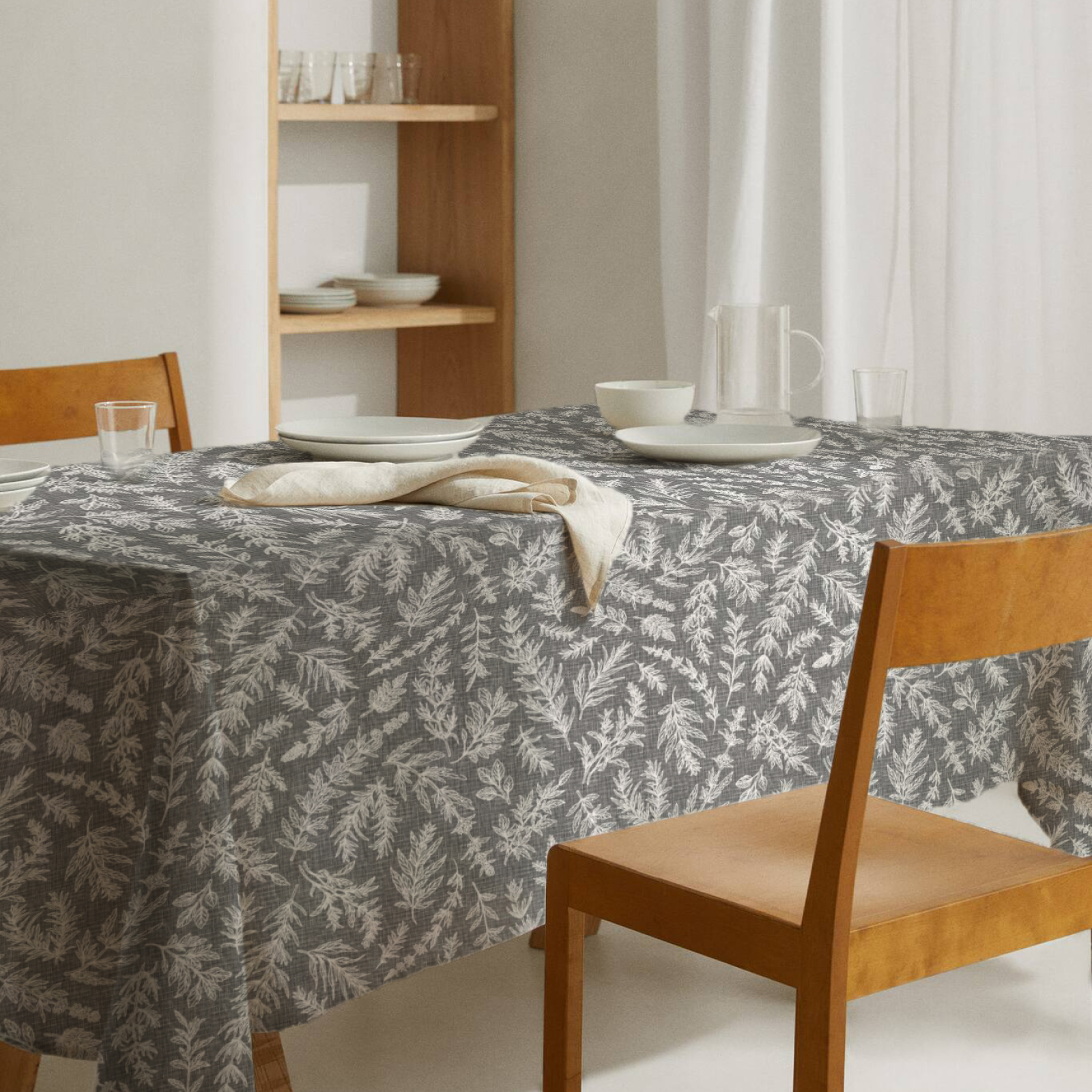 Скатерть рогожка Vse DOMA рис.60350-2 Вивьен - 0