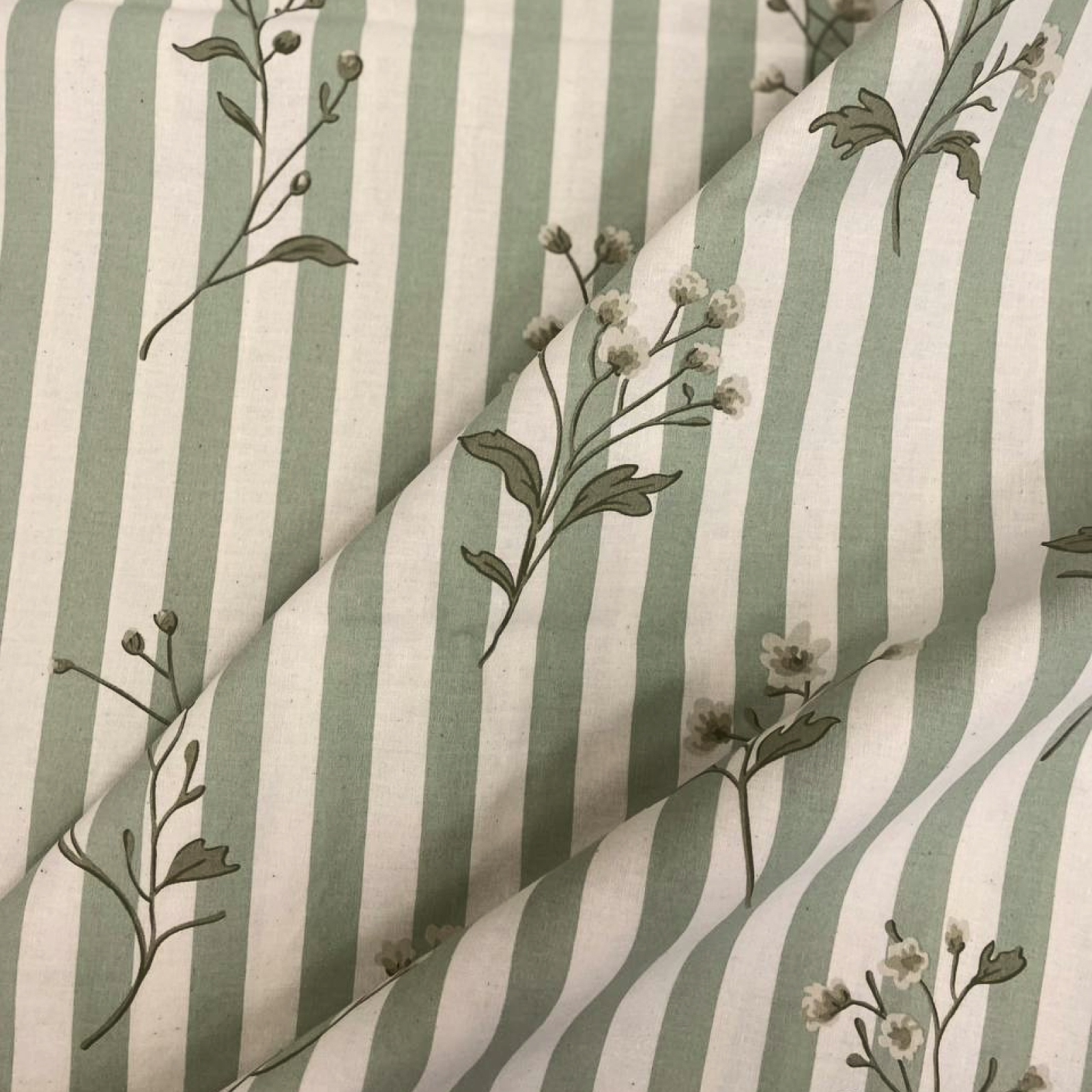 Вареный хлопок 220 см наб рис.72235-1 Луговая трава - 2