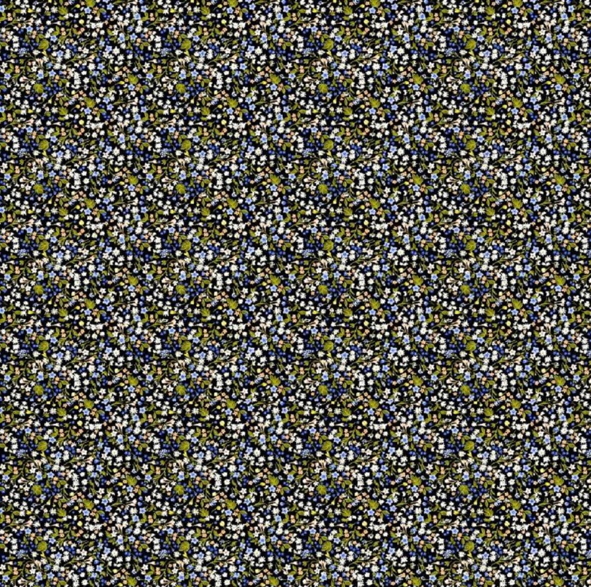 Бязь Комфорт 150 см наб рис.13495-1 Весенний мильфлер - 0