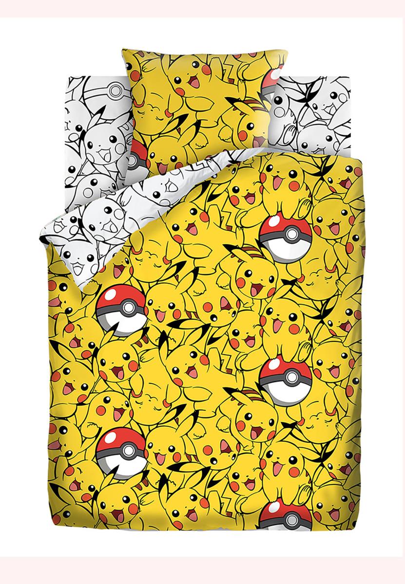 Простыня на резинке перкаль рис.16566-1 Пикачу - 0