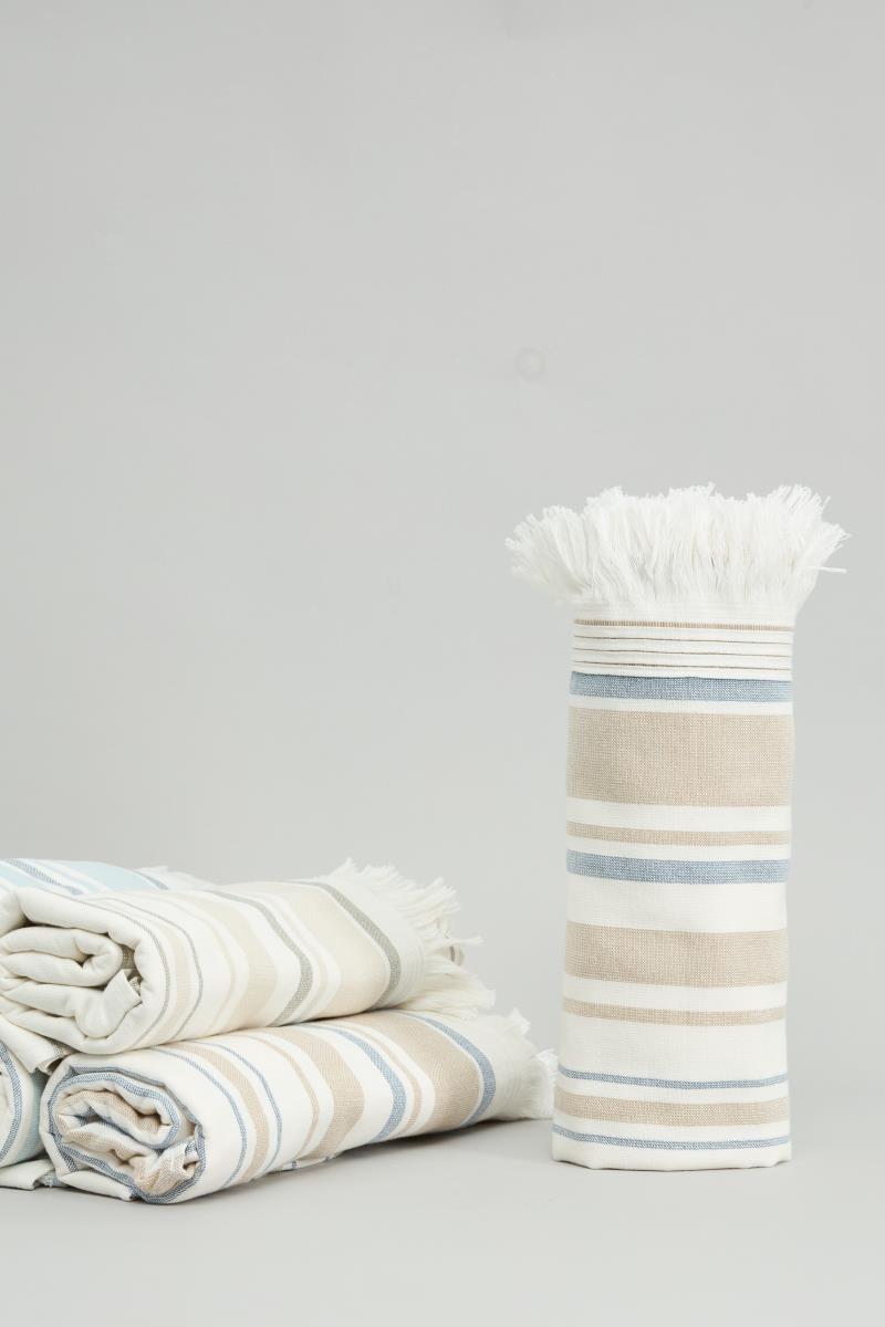 Полотенце махровое Fine Line Вояж песчано-галечный - 3