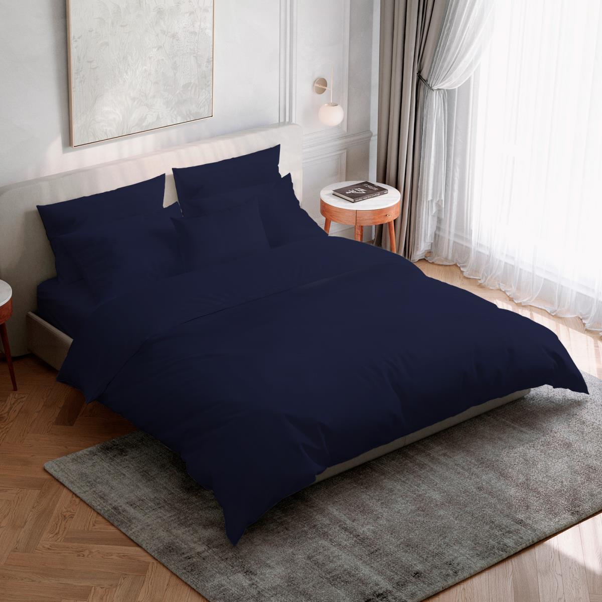 Перкаль 220 см г/к рис.86106-10 королевский синий АК - 1