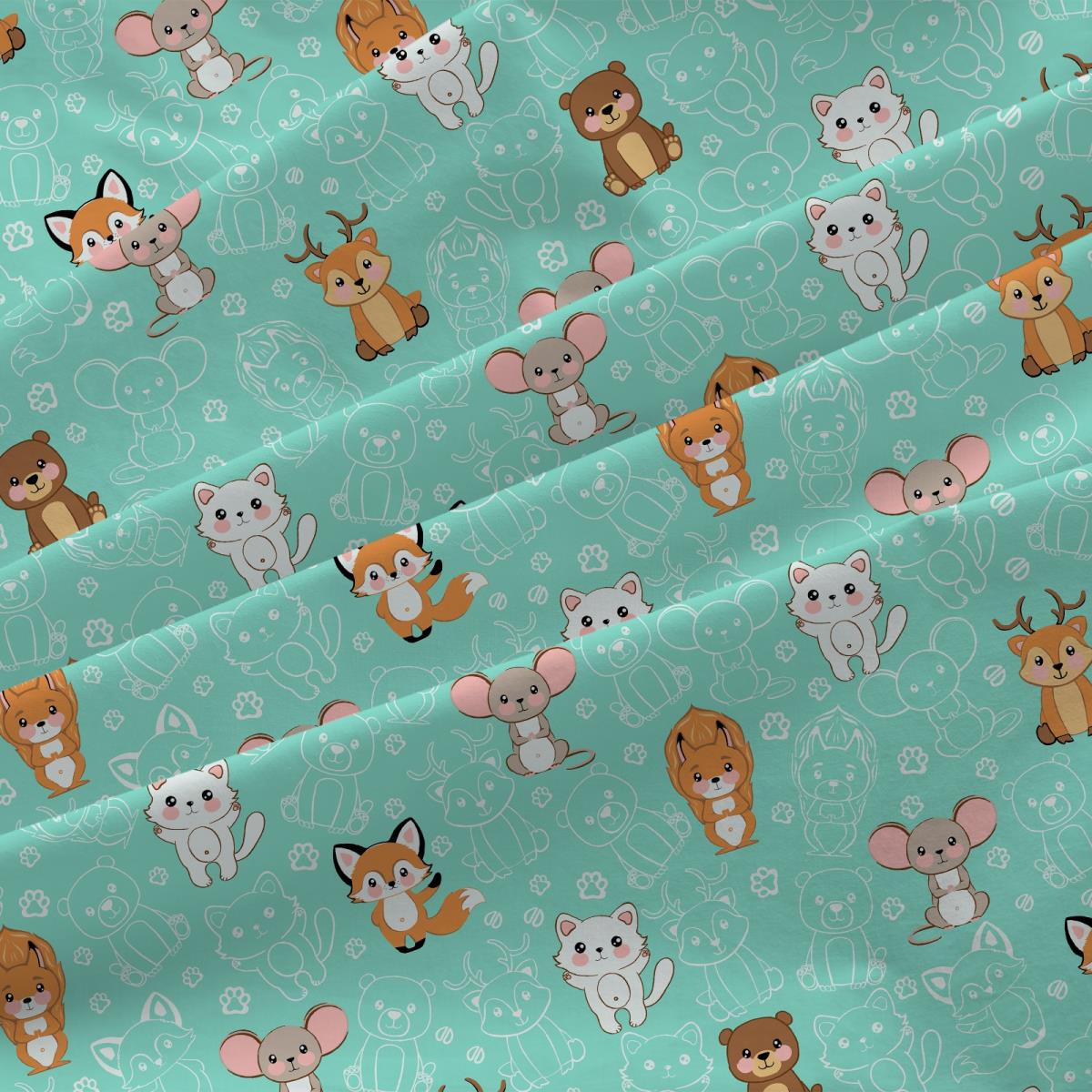 Перкаль 150 см наб рис.13460-1 Животный мир - 0