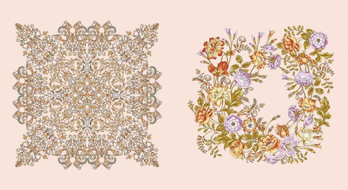 Бязь Комфорт 150 см наб рис.13321-2 Nectar - 0