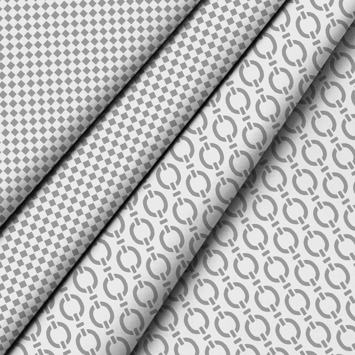 КПБ перкаль Fine Line рис.50117-3/40625-21 Серебряный вечер Art new - 2