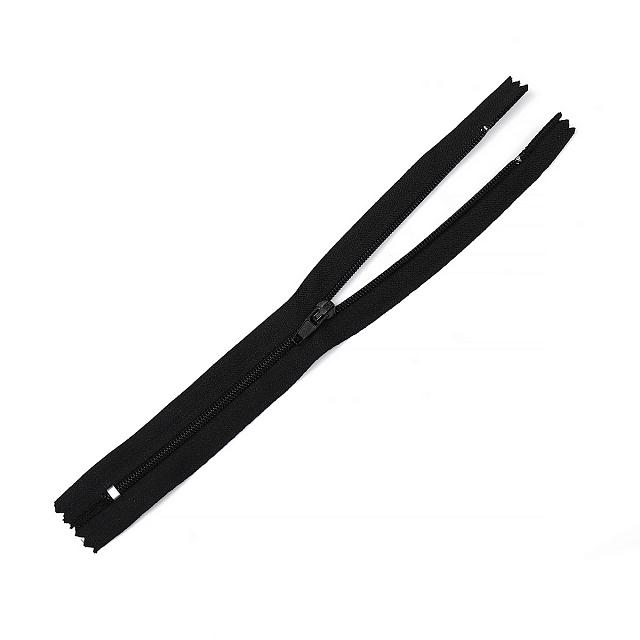 Молния витая юбочная Т3 ц322 черная - 0