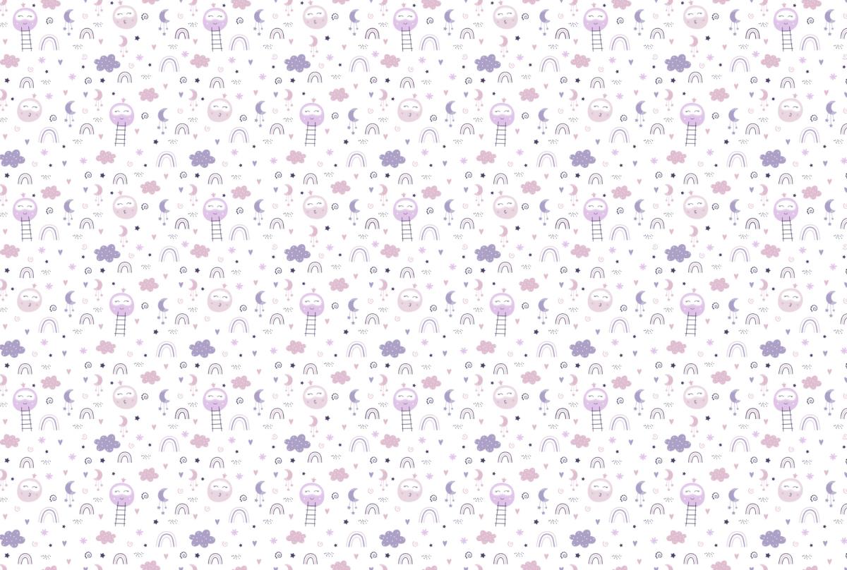 Фланель 90 см наб б/з рис.29155-3 Шарики - 0