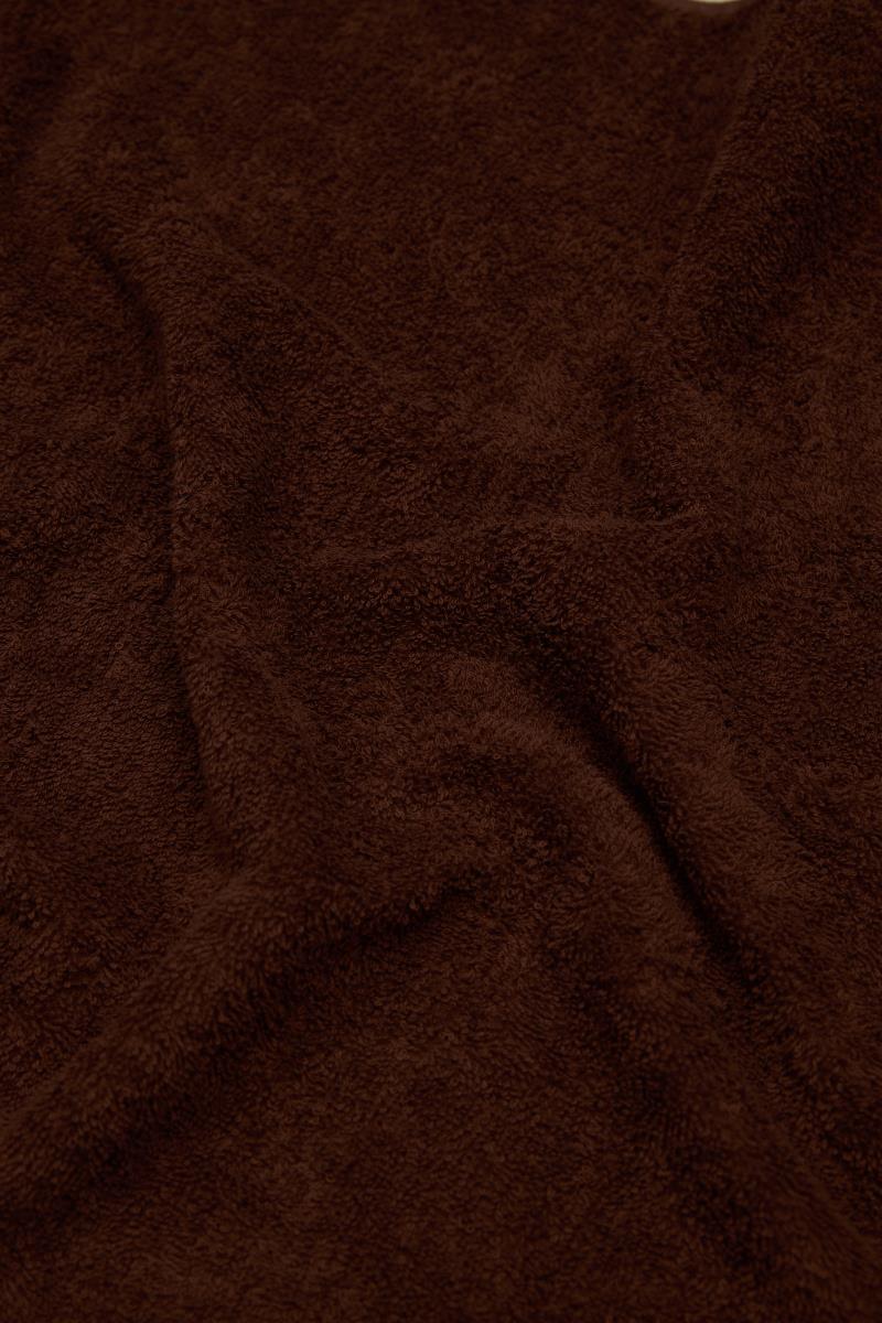 Полотенце махровое Fine Line Уютный дом, каштановый - 1