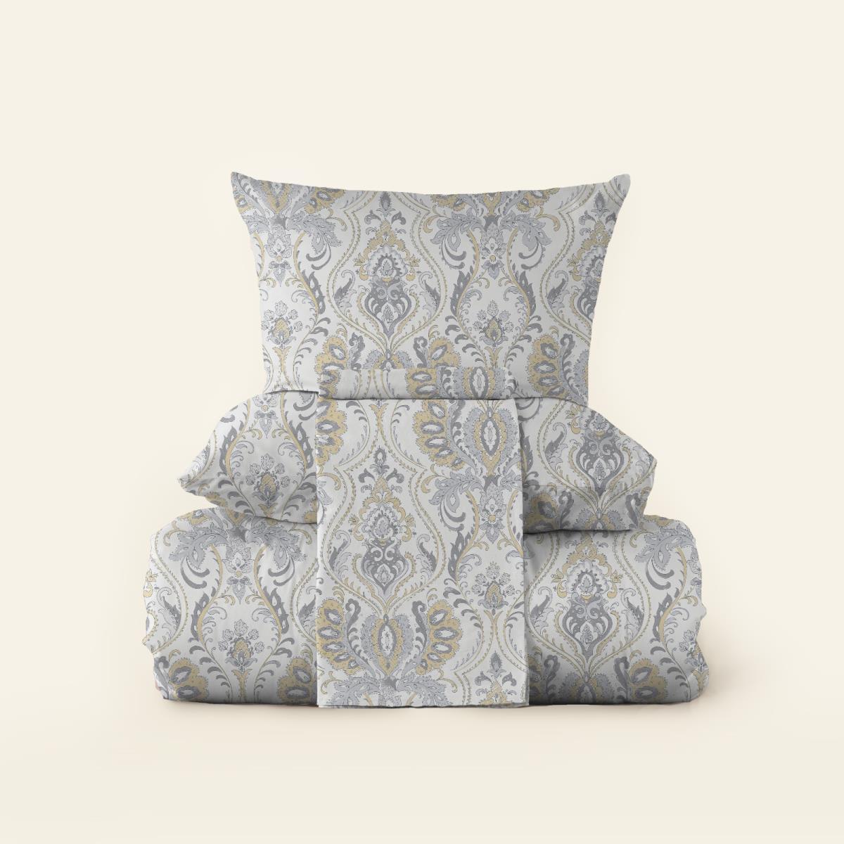 КПБ перкаль Fine Line рис.40828-4 Жемчужина new - 1