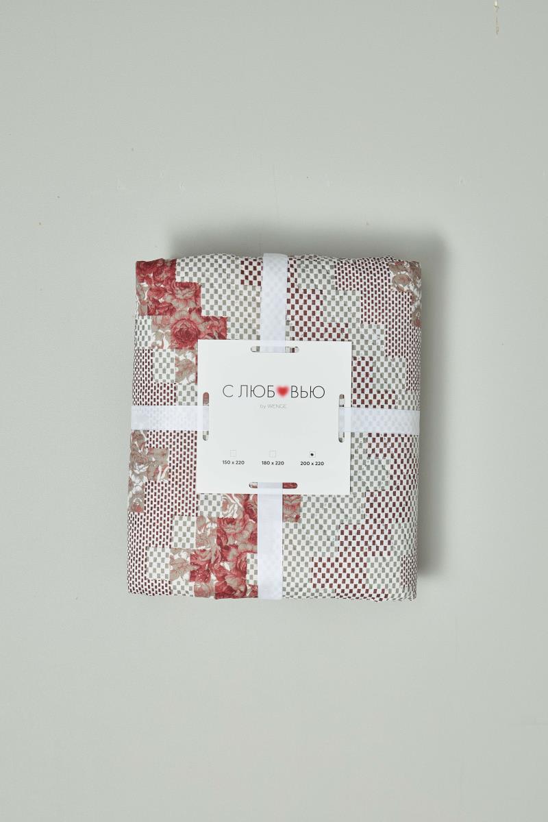 Покрывало двустороннее п/э Комфорт Розовый акцент - 3