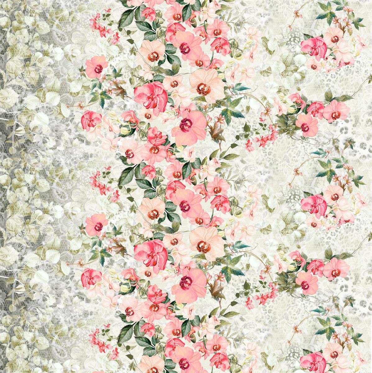 Бязь Премиум 150 см наб рис.13127-1 Касание чувств - 1