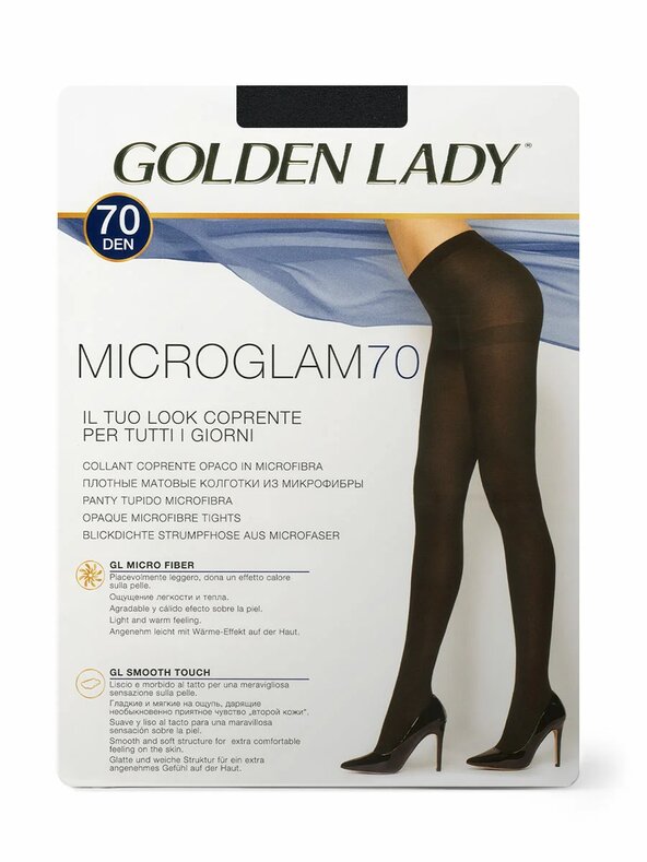 Колготки жен. GLd Micro Glam 70 Nero - 0