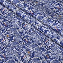 Бязь наб плат 262/8 Каприз 150 см Кр.Талка 9722/1 - 0