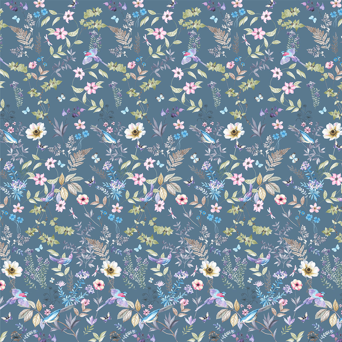 Перкаль 220 см наб рис.6732-2 Каролина - 1