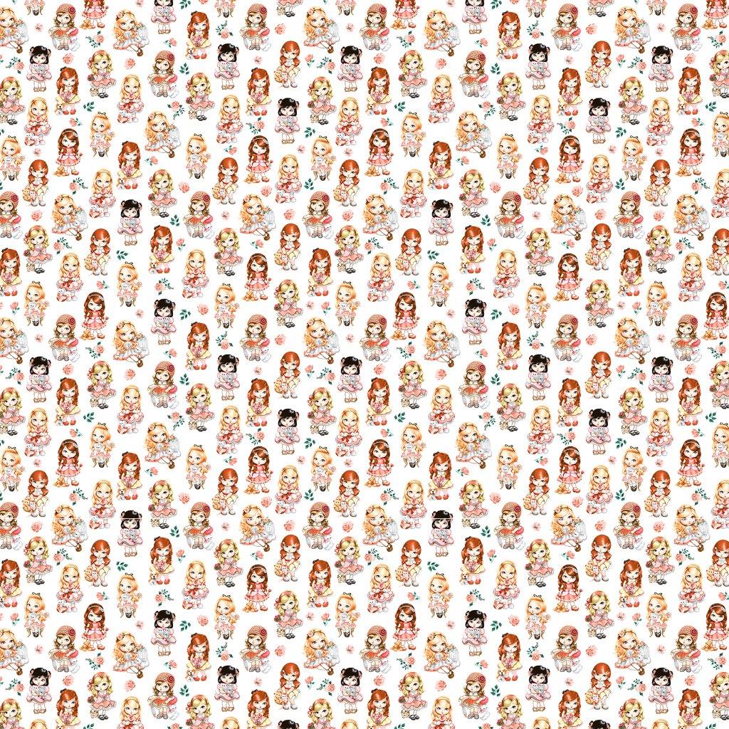 Бязь Премиум 150 см наб рис.13171-1 Куклы - 1