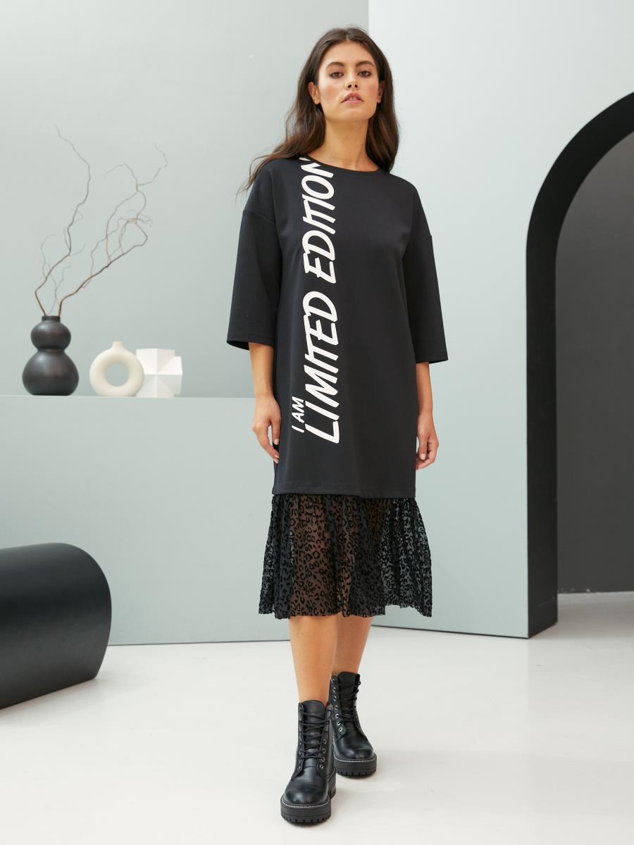 Платье жен Be Good AW20WJ191 черный - 0