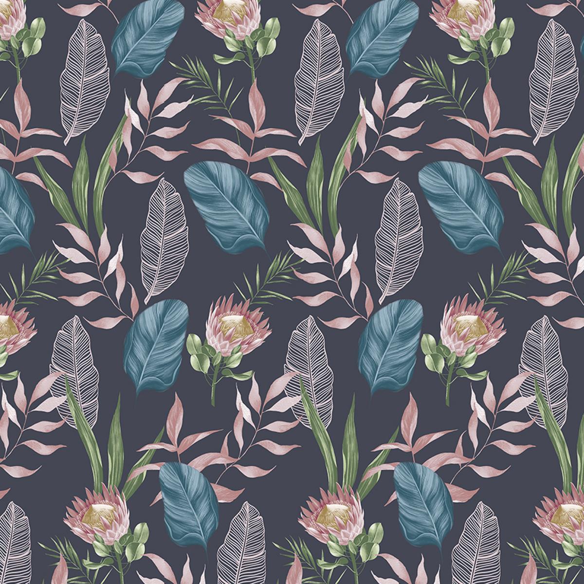 Бязь Премиум 220 см наб рис.50067-1 Протея (комп 792694) - 1