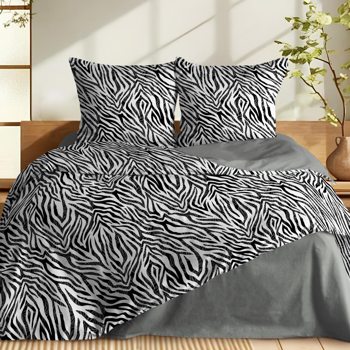 КПБ перкаль Fine Line рис.50364-1/24700-59 Зебра new - 0