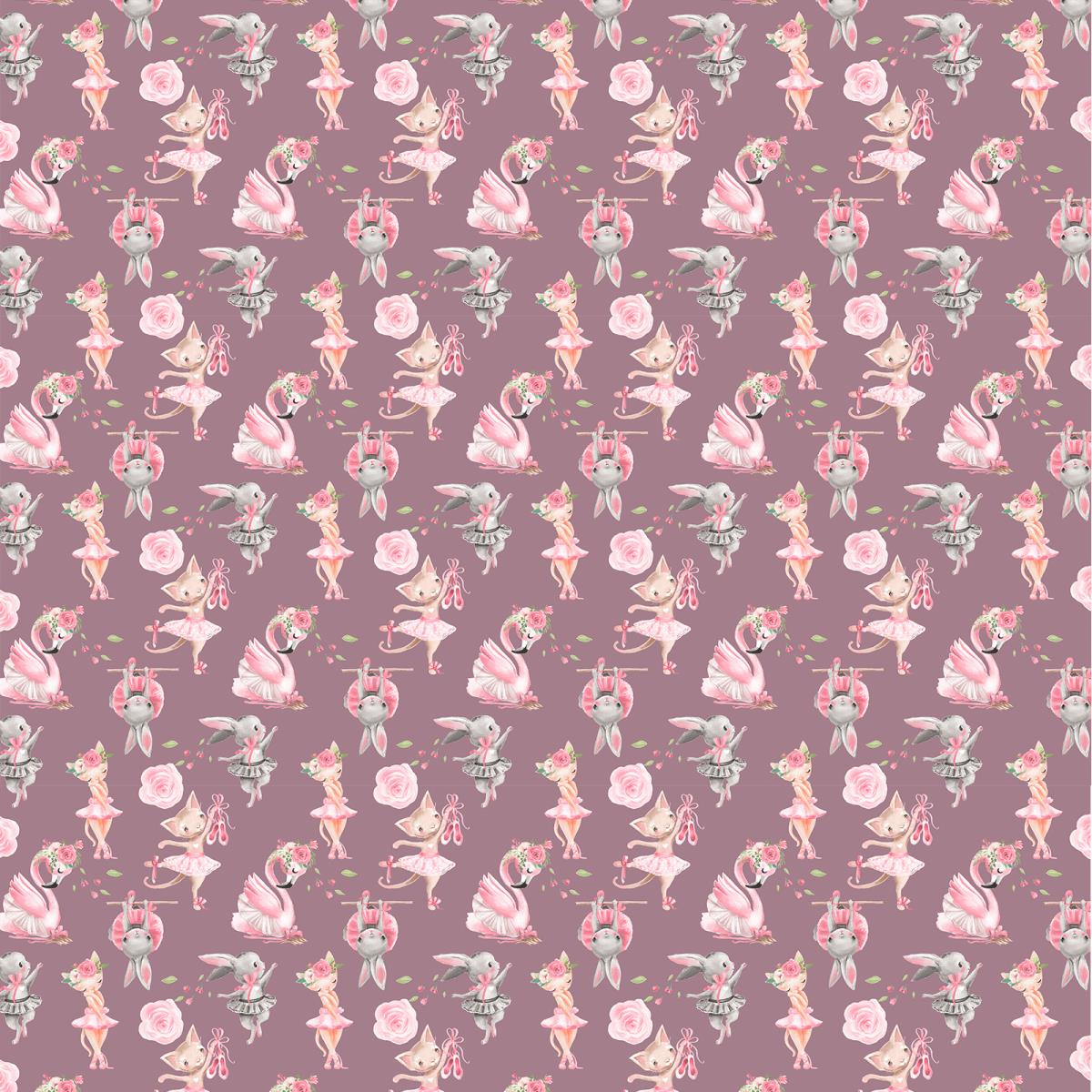 Бязь Премиум 150 см наб рис.13211-2 Балеринки - 1