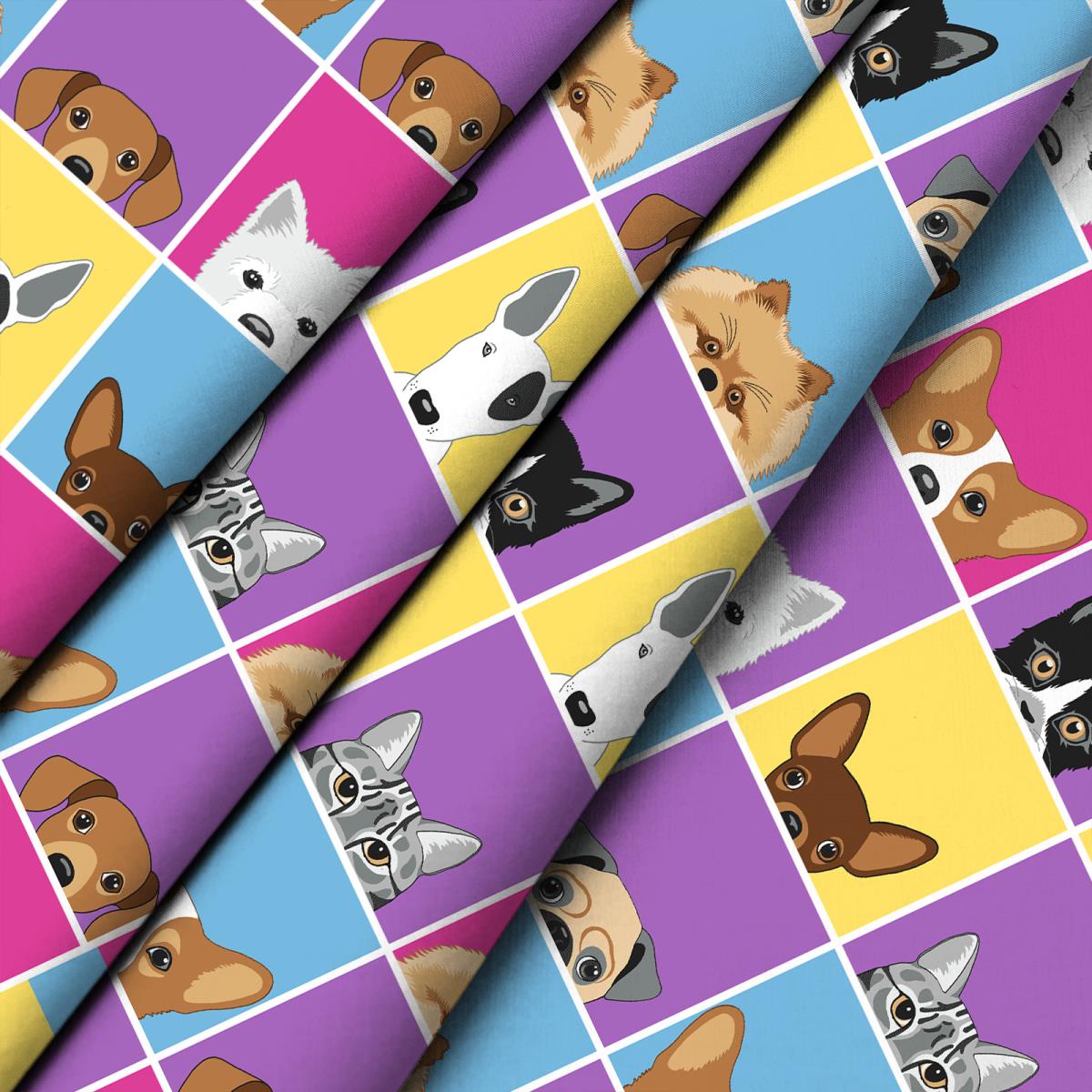 КПБ перкаль WENGE Kids рис.60135-1 Fluffy Friends - 1