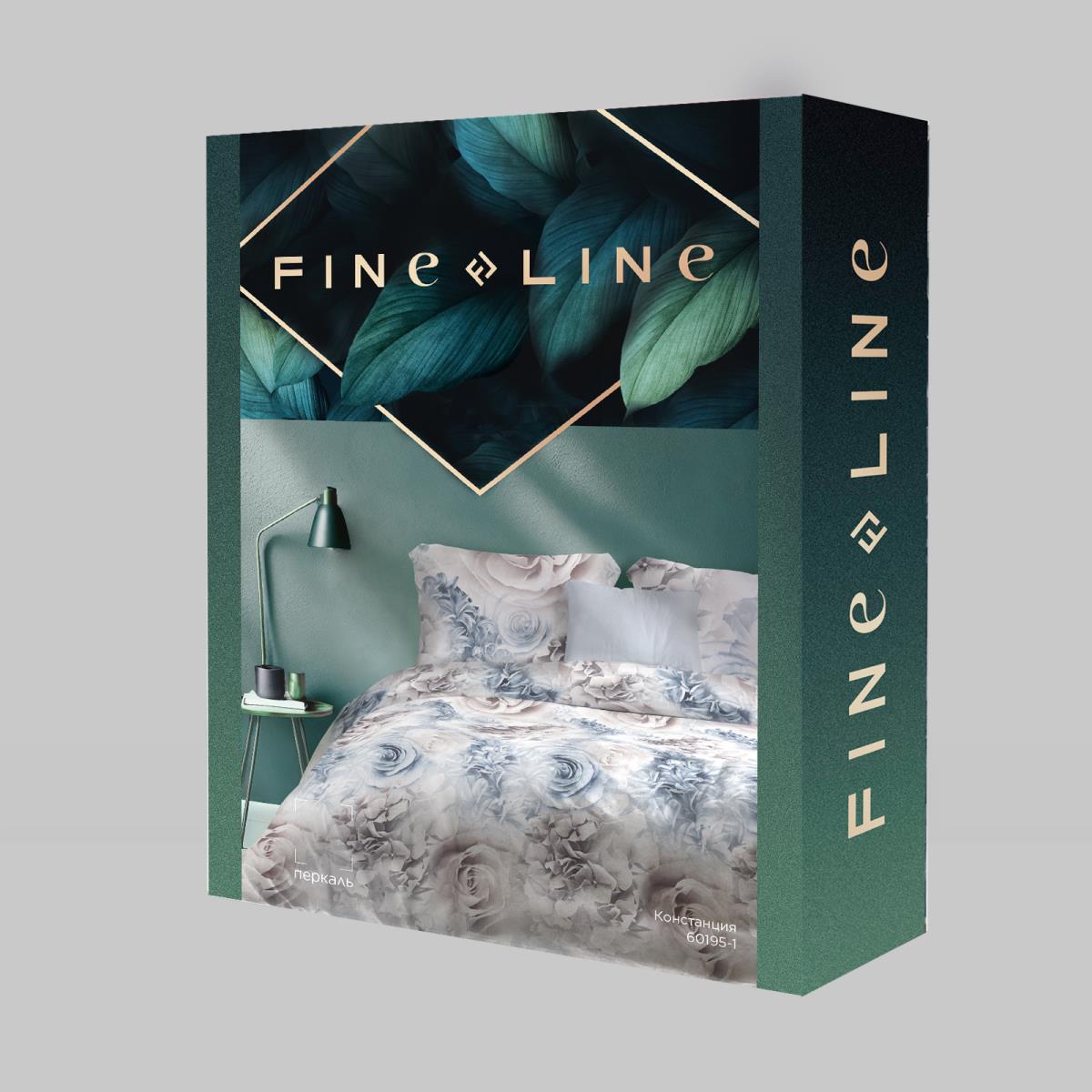 КПБ перкаль Fine Line рис.60195-1 Констанция new - 3