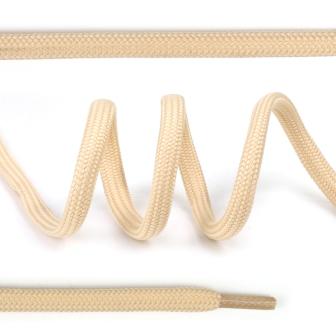 Шнурки круглые полиэфир 07мм 130см цв.бежевый (пара) - 0