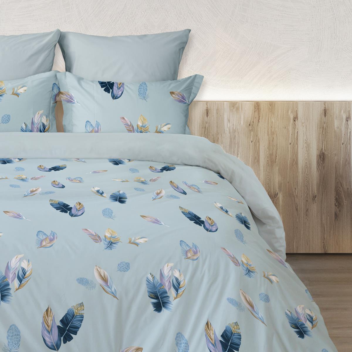 Бязь Комфорт 150 см наб рис.64018-1 Нинэт голубой - 0