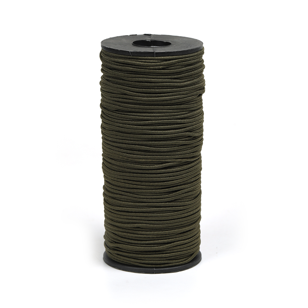 Резинка  4 мм шляпная черная (100м) - 0