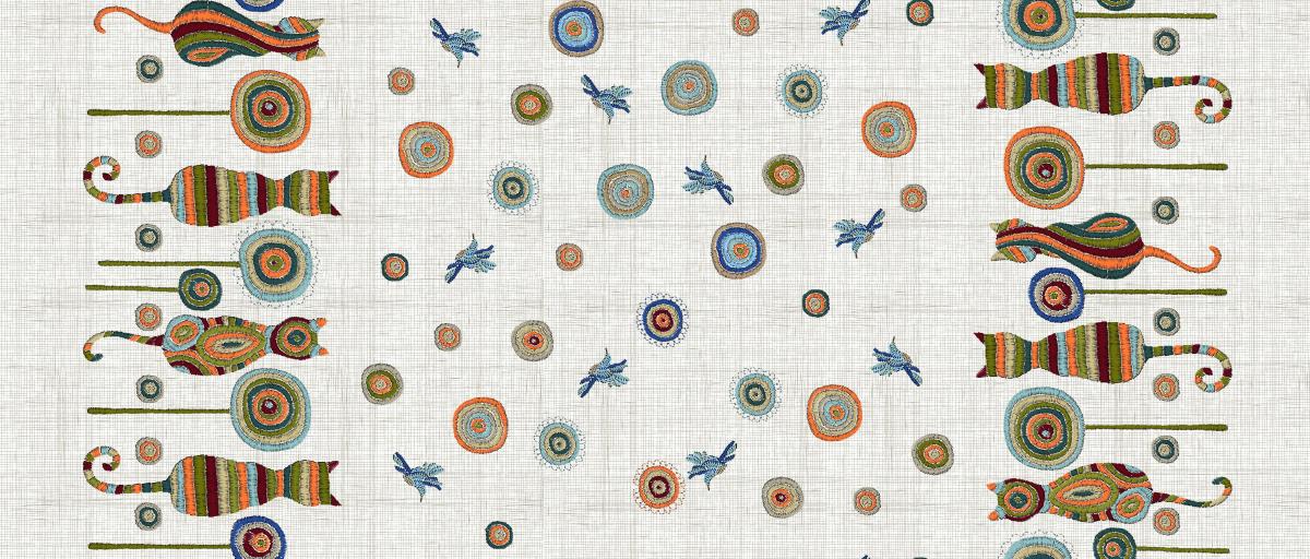 Рогожка 150 см наб рис.21089-1 - 0