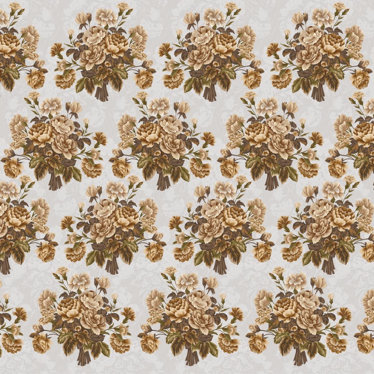 Перкаль 220 см наб рис.72118-1 Сиена - 1