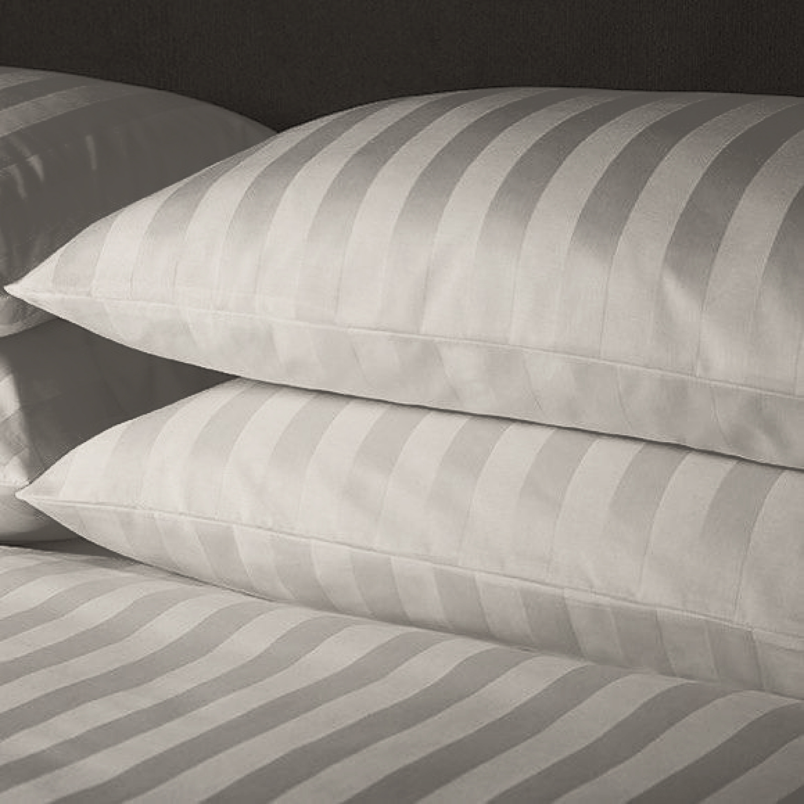 Страйп-сатин 220 см г/к рис.87020-13 Тауп АК - 2