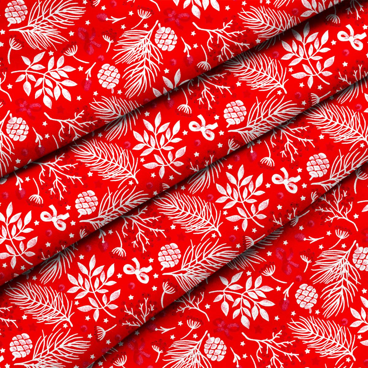 Фартук рогожка Fine Line рис.62113-1 Новогодние чудеса - 2