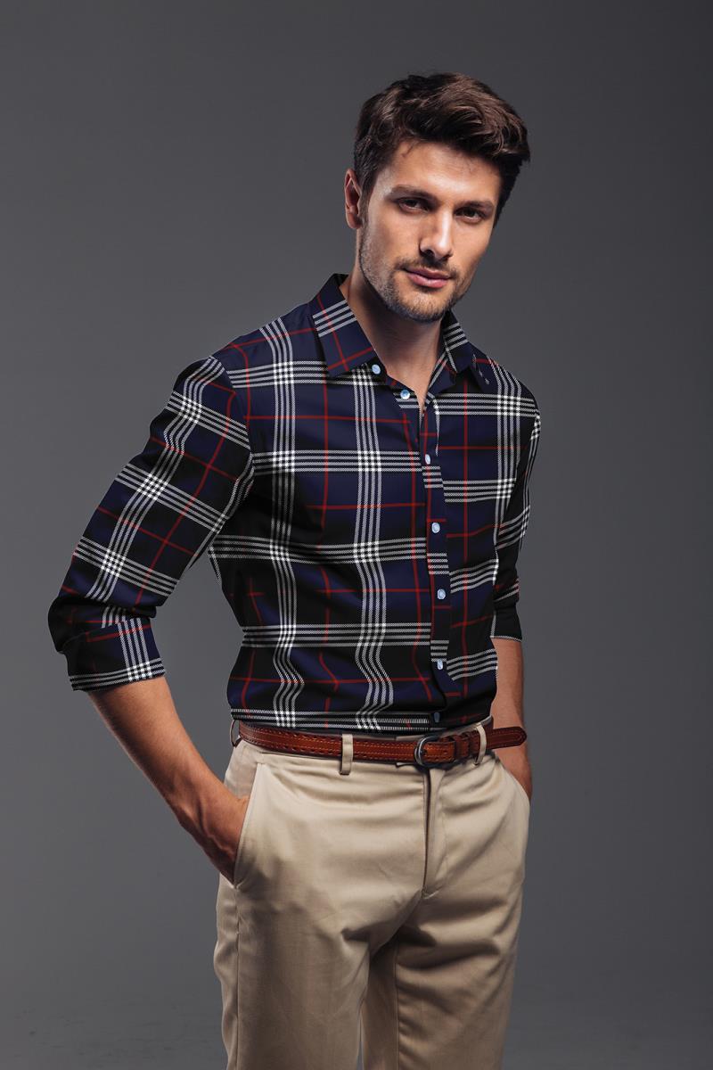 Фланель Престиж 150 см наб рис.29258-2 Гранада - 1