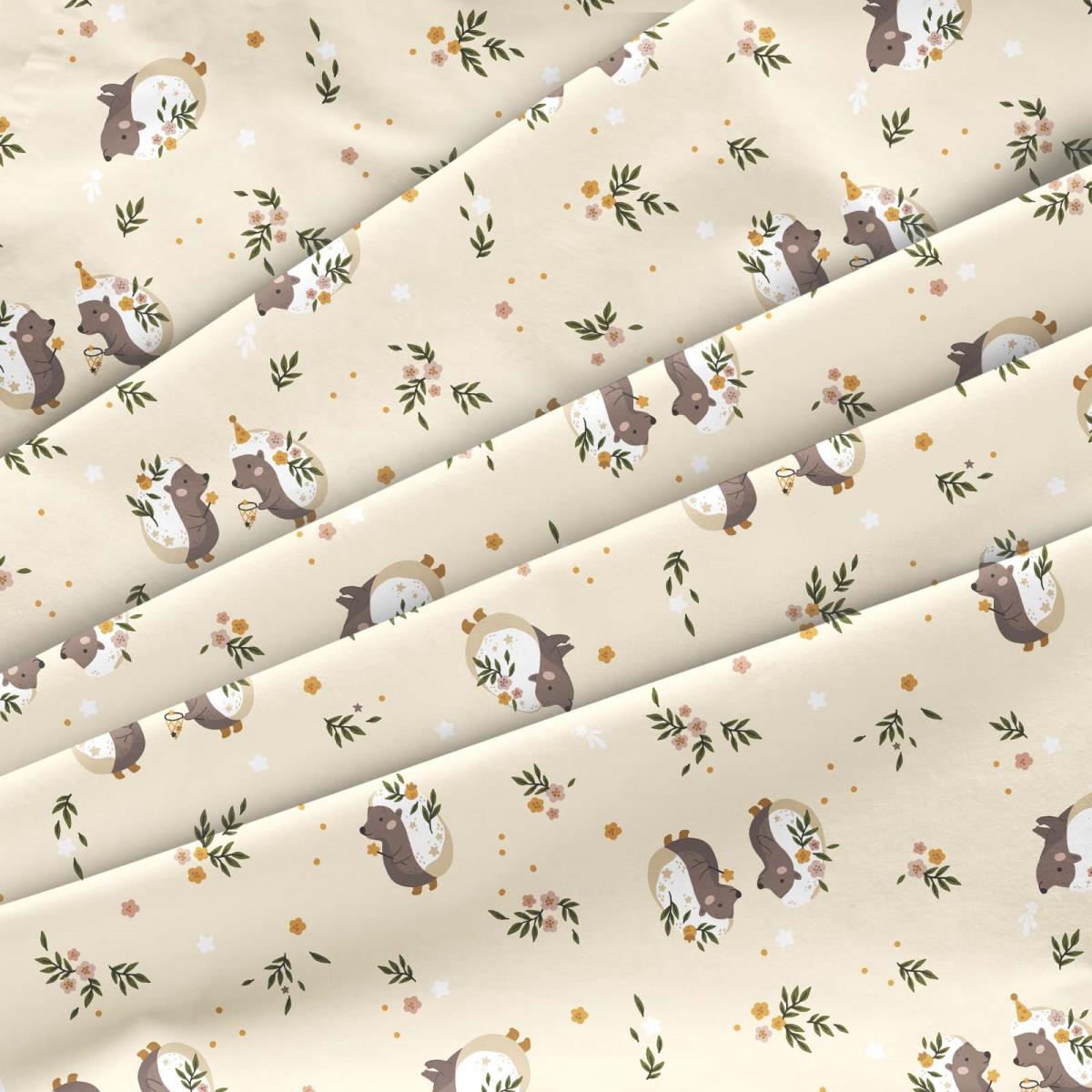 Фланель 90 см наб д/п рис.64079-1 Ёжики - 2