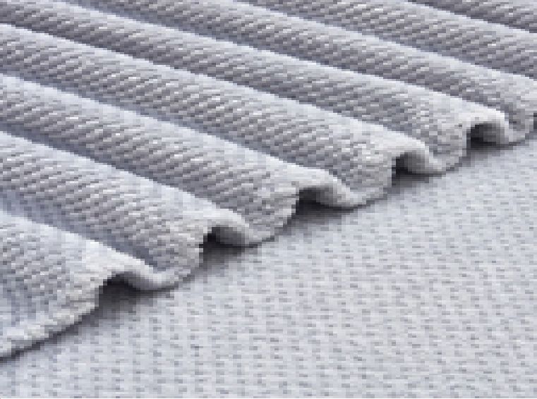 Плед велсофт ST-017 Соты Home Jalon светло-серый - 0