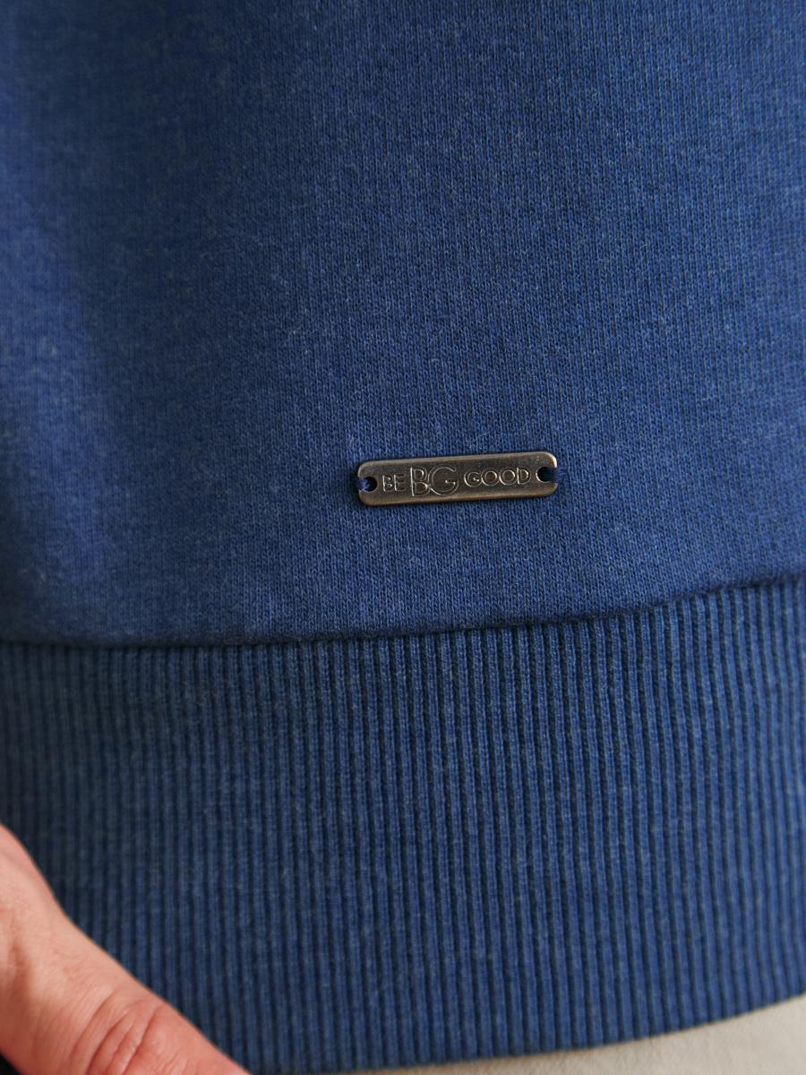 Джемпер муж BeGood AW23MJ250 синий меланж - 3