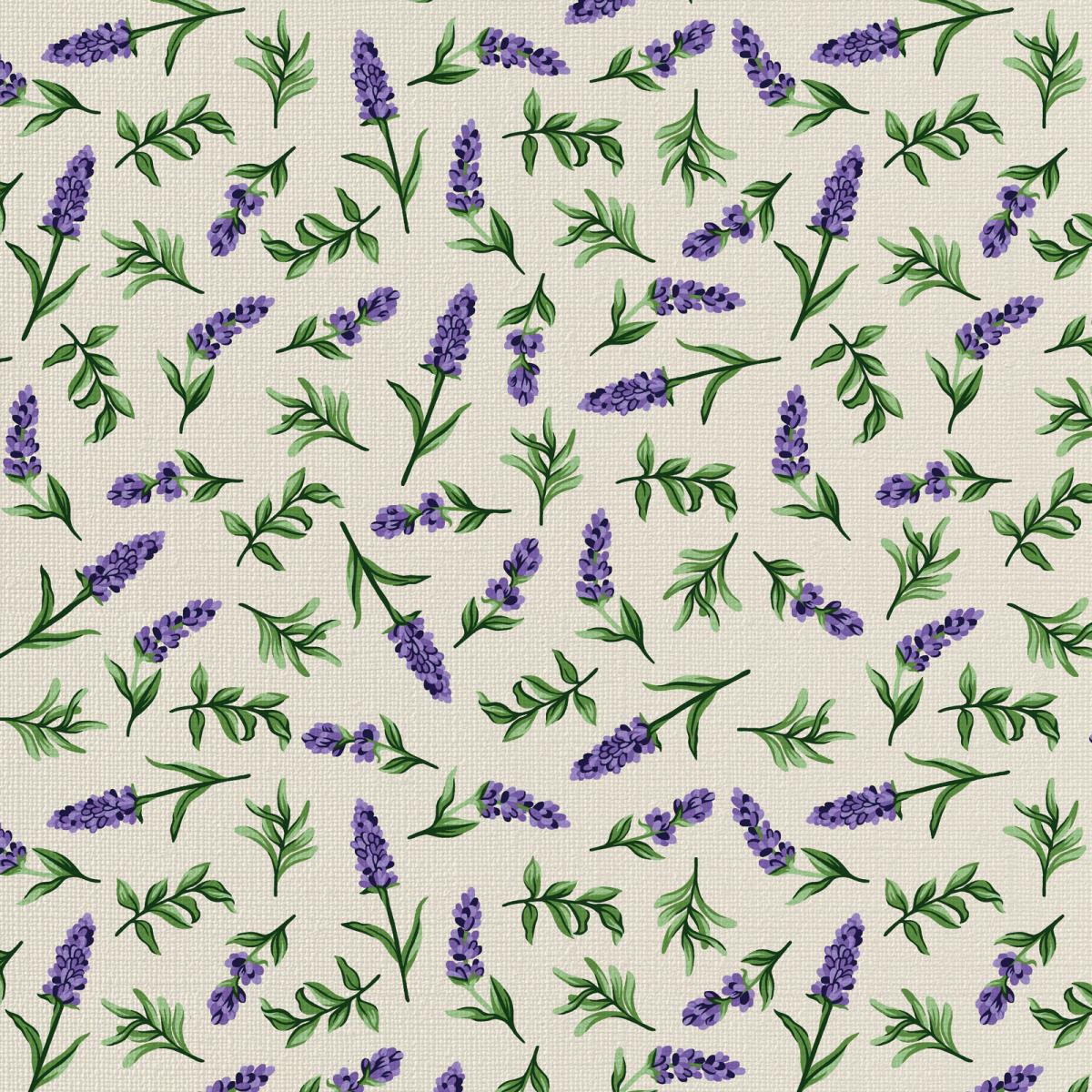 Прихватка-рукавица рогожка Fine Line рис.62107-1 Сказочная гортензия - 1