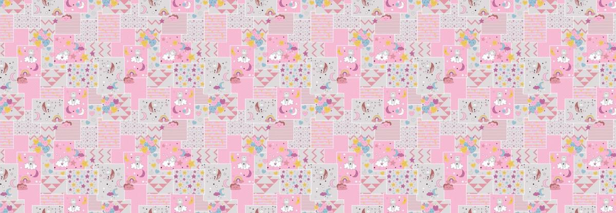 Ситец 95 см наб рис.29023-3 Мишки в облаках - 0